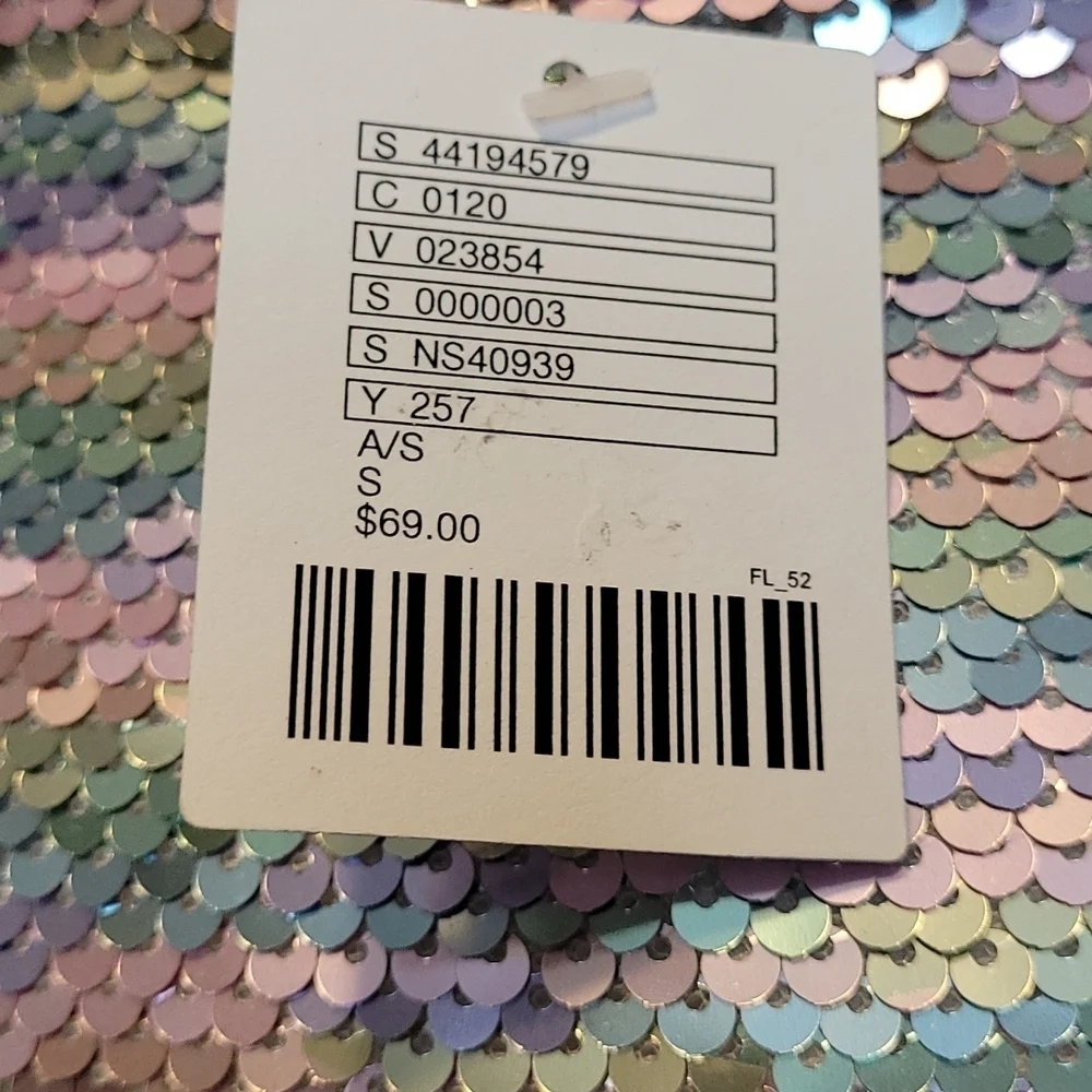 Urban Outfitters rainbow sequint Mini skirt. - Picture 8 of 10
